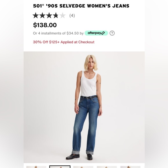 Levi’s Vintage 501 Button Fly Jeans - Picture 8 of 8